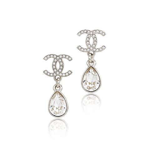 chanel earrings how much|plain silver chanel earrings.